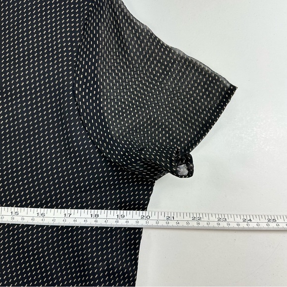 Vintage Robbie Bee Silk Lined Long Shirt Dress Women’s 8 Short Sleeve Brown - Picture 5 of 8